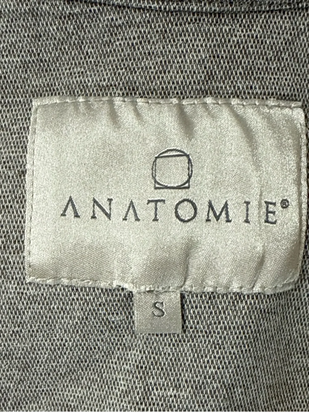 Anatomie Women's Jacket Jane Snap Front Pockets Long Sleeve Stretch Gray Small - Picture 6 of 7